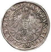 Talar koronny - Stefan Batory Olkusz mint, Polish–Lithuanian Commonwealth, 1580 reverse image
