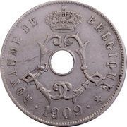 25 Centimes - Léopold II French text obverse image