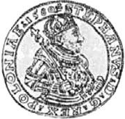 Talar koronny - Stefan Batory Olkusz mint obverse image