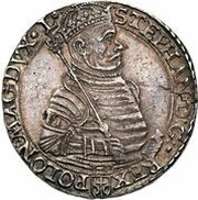 Talar koronny - Stefan Batory Olkusz mint obverse image