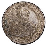 Talar litewski - Stefan Batory Wilno mint obverse image