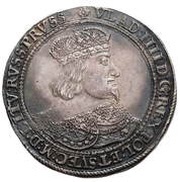 Talar gdański - Władysław IV Waza Gdańsk mint obverse image