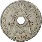 25 Centimes - Albert I Dutch text obverse image