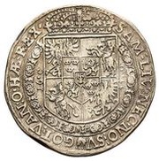 Talar koronny - Władysław IV Waza Kraków mint, Polish–Lithuanian Commonwealth, 1644 reverse image