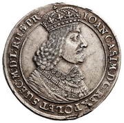 Talar gdański - Jan II Kazimierz Waza Gdańsk mint obverse image
