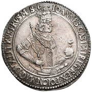 Talar koronny - Jan II Kazimierz Waza Kraków mint obverse image
