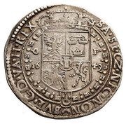 Talar koronny - Jan II Kazimierz Waza Kraków mint, Polish–Lithuanian Commonwealth, 1649-1650 reverse image