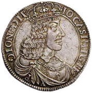 Talar koronny - Jan II Kazimierz Waza Kraków mint obverse image