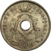 25 Centimes - Albert I French text obverse image