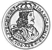 Talar koronny - Jan II Kazimierz Waza Lwów mint obverse image