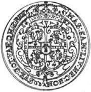 Talar koronny - Jan II Kazimierz Waza Lwów mint, Polish–Lithuanian Commonwealth, 1661 reverse image
