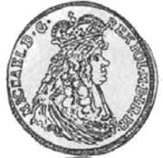 Talar elbląski - Michał Korybut Wiśniowiecki Elbląg mint obverse image