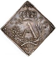 Talar Strzelecki - August II Mocny Drezno mint obverse image