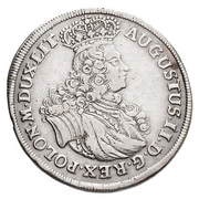 Talar koronny - August II Mocny Lipsk mint obverse image
