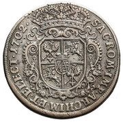 Talar koronny - August II Mocny Lipsk mint, Polish–Lithuanian Commonwealth, 1702 reverse image