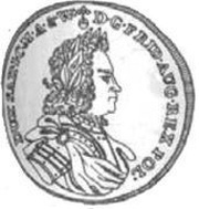 Talar - August II Mocny Lipsk mint obverse image