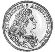 Talar - August II Mocny Drezno mint obverse image