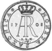 Talar - August II Mocny Drezno mint, Polish–Lithuanian Commonwealth, 1708-1709 reverse image