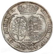 Talar - August II Mocny Drezno mint, Polish–Lithuanian Commonwealth, 1709-1733 reverse image