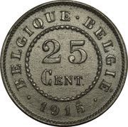 25 Centimes German Occupation Coinage reverse image