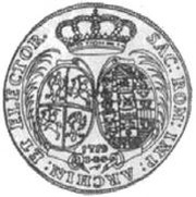Talar - August II Mocny Drezno mint, Polish–Lithuanian Commonwealth, 1719 reverse image