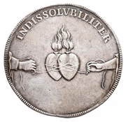 Talar - August II Mocny Drezno mint, Polish–Lithuanian Commonwealth, 1719 reverse image
