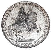 Talar wikariacki - August III Sas Drezno mint obverse image