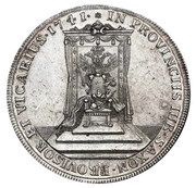 Talar wikariacki - August III Sas Drezno mint, Polish–Lithuanian Commonwealth, 1741 reverse image