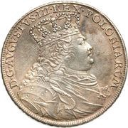 Talar - August III Sas Lipsk mint obverse image