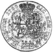 Talar - August III Sas Lipsk mint, Polish–Lithuanian Commonwealth, 1763 reverse image