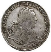 Talar - Fryderyk Christian as Polish Prince Drezno mint obverse image