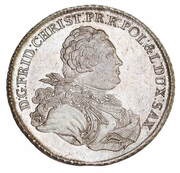 Talar - Fryderyk Christian as Polish Prince Lipsk mint obverse image
