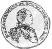 Talar - Ksawery as Polish Prince Drezno mint obverse image