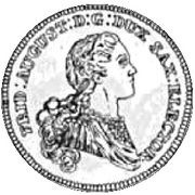 Talar - Ksawery as Polish Prince Drezno mint obverse image