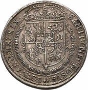 Dwutalar koronny - Sigismund III Vasa Bydgoszcz mint, Polish–Lithuanian Commonwealth, 1627 reverse image
