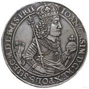 Dwutalar gdański - Jan II Kazimierz Waza Gdańsk mint obverse image