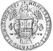 Dwutalar elbląski - Jan II Kazimierz Waza Elbląg mint, Polish–Lithuanian Commonwealth, 1651 reverse image