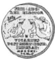 Dwutalar wikariacki - August II Mocny Drezno mint, Polish–Lithuanian Commonwealth, 1711 reverse image