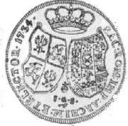 2 Talar - August III Sas Drezno mint, Polish–Lithuanian Commonwealth, 1735-1744 reverse image