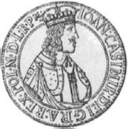 Trzytalar koronny - Jan II Kazimierz Waza Kraków mint obverse image
