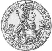 Czterotalar gdański - Jan II Kazimierz Waza Gdańsk mint obverse image