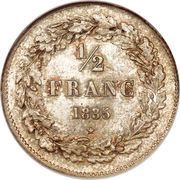 ½ Franc - Léopold I reverse image