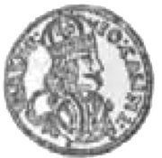 Półdukat koronny - Jan II Kazimierz Waza Kraków mint obverse image