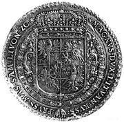 Czterotalar koronny - Sigismund III Vasa Bydgoszcz mint, Polish–Lithuanian Commonwealth, 1621 reverse image