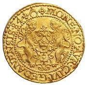 Dukat gdański - Stefan Batory Gdańsk mint reverse image