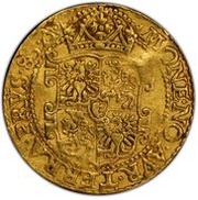 Dukat pruski - Stefan Batory Malbork mint, Polish–Lithuanian Commonwealth, 1585 reverse image