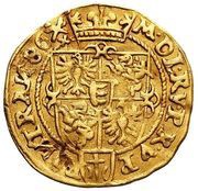Dukat koronny - Stefan Batory Poznań mint, Polish–Lithuanian Commonwealth, 1586 reverse image