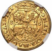 Dukat litewski - Stefan Batory Wilno mint, Polish–Lithuanian Commonwealth, 1586 reverse image