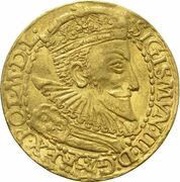 Dukat koronny - Sigismund III Vasa Malbork mint obverse image