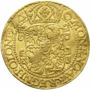Dukat koronny - Sigismund III Vasa Malbork mint, Polish–Lithuanian Commonwealth, 1592-1598 reverse image